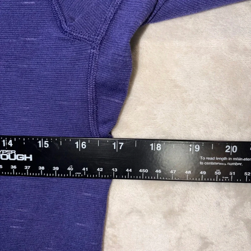 Nike LSU Tigers Womens Purple Dri-FIT Quarter Zip Pullover Shirt Small 34678X